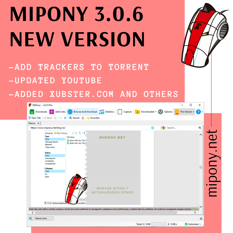 download the last version for iphoneMipony Pro 3.3.0